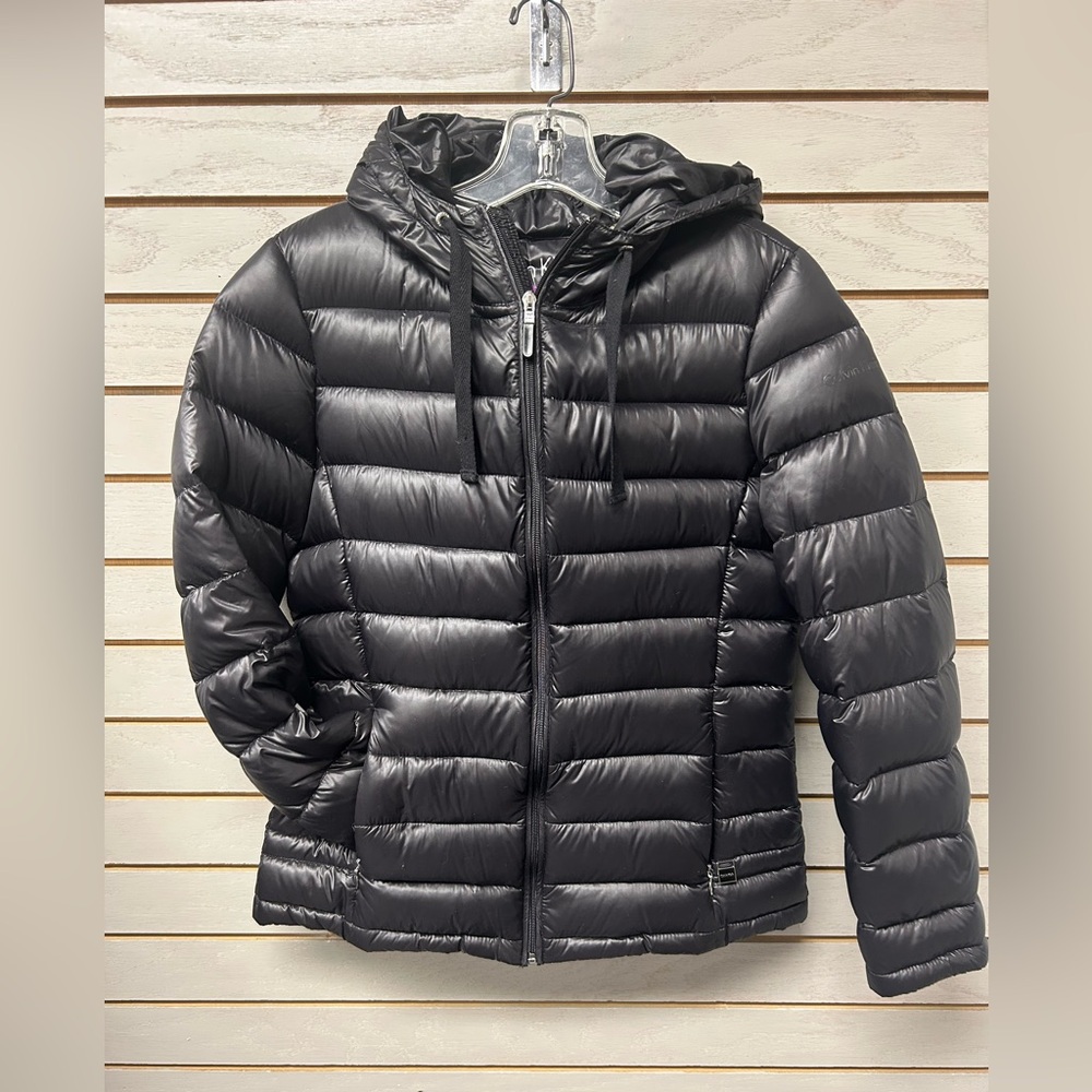 Calvin Klein Black Packable Down Jacket - image 1